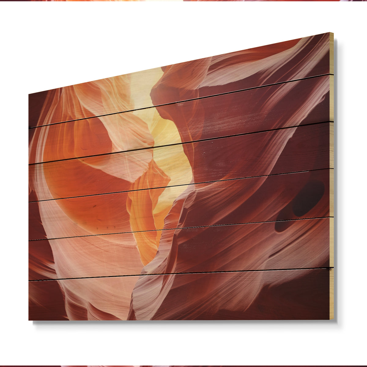 Natural Pine Wood Landscapes Print V66356