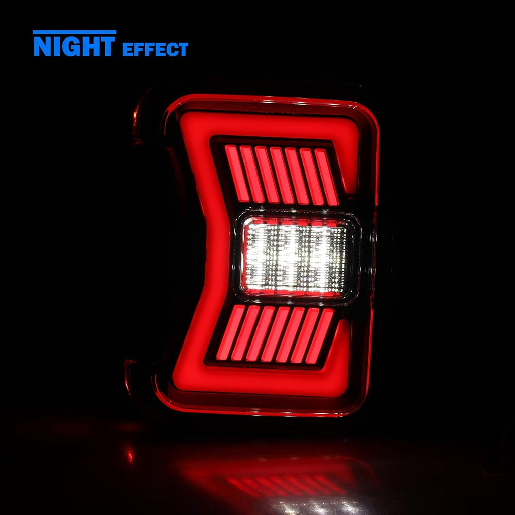 LED Tail Lights Replacement for 2019-2022 Jeep Gladiator Pickup, 1 Pair E85658