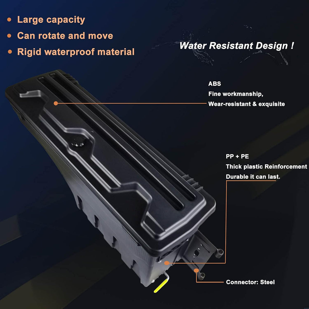 Truck Bed Storage Box Tool Box E8373