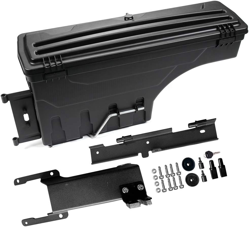 Lockable Swing Case Toolbox For Ford F150 Truck Bed L21108
