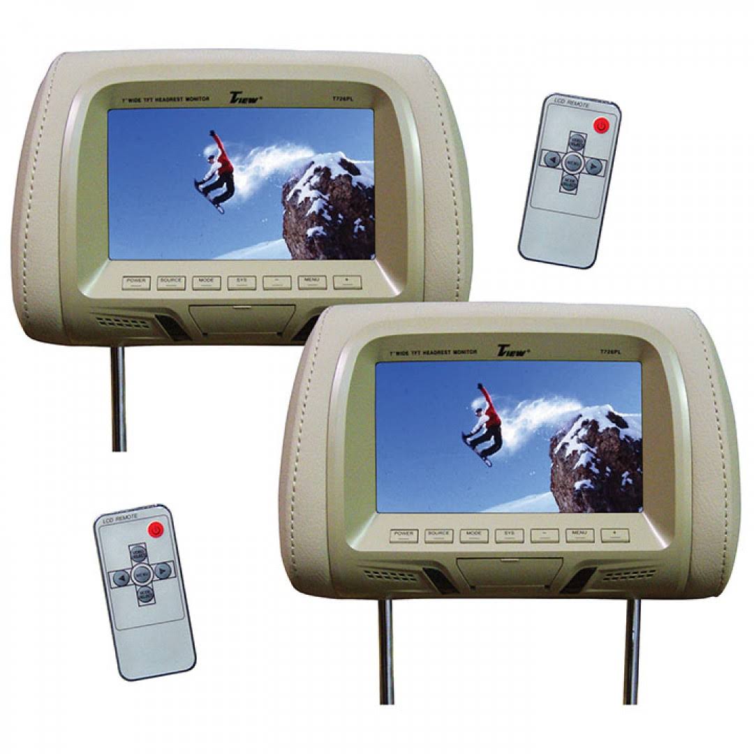 7 Tft/lcd Car Headrest with Monitor T7018