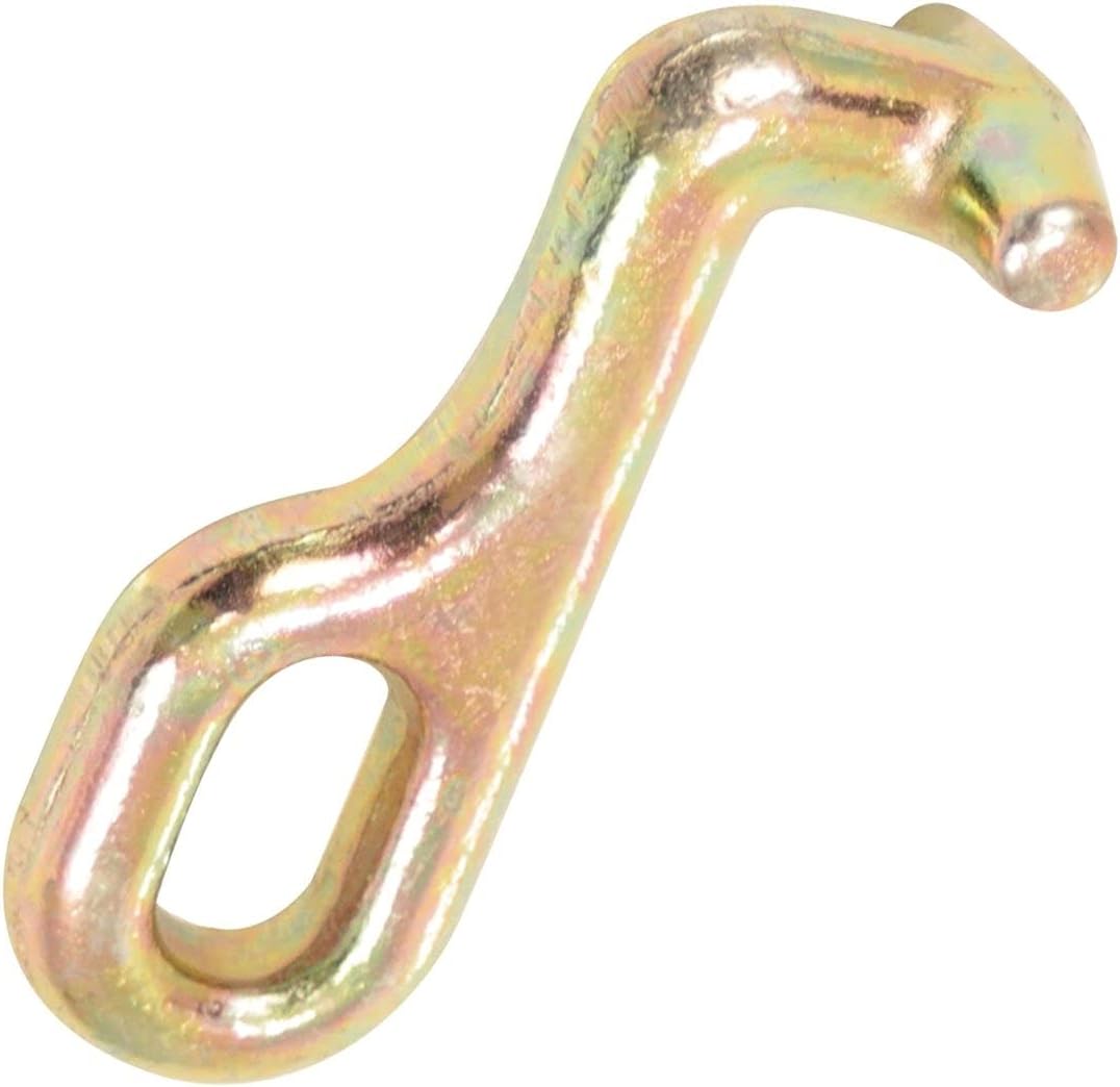 Towing Chain Bridle with 8 Inch J Hooks and Alloy T Hooks, Grade 70 Chain, 40 Inches Long, 4,700 Pound Safe Working Load B163