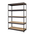 Heavy-Duty 5-Shelf Metal Shelving Storage Unit, Black G174542