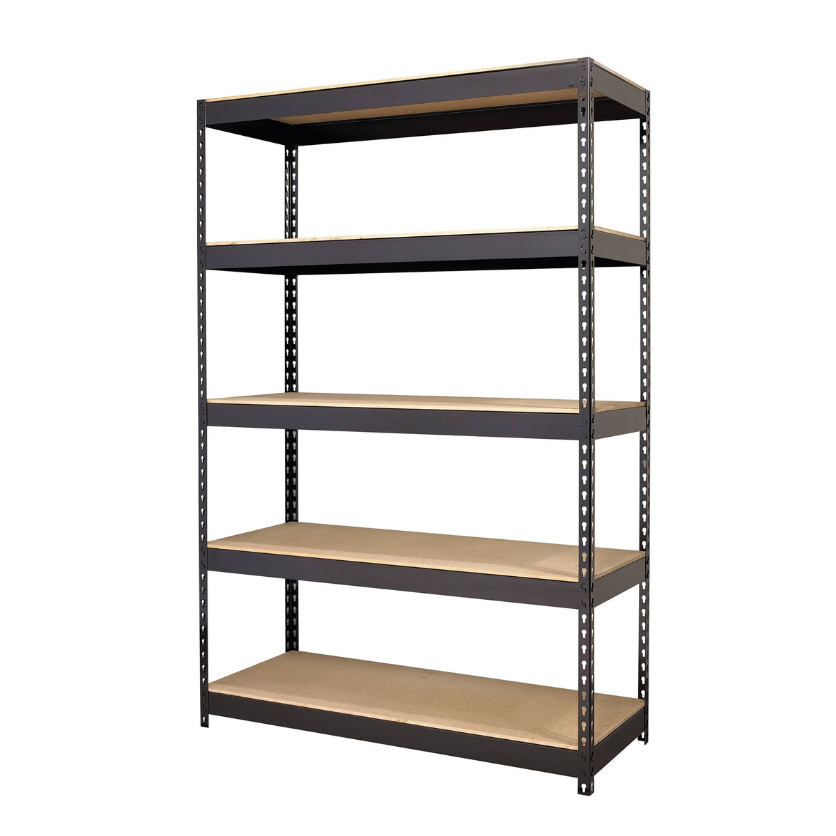 Heavy-Duty 5-Shelf Metal Shelving Storage Unit, Black G174542
