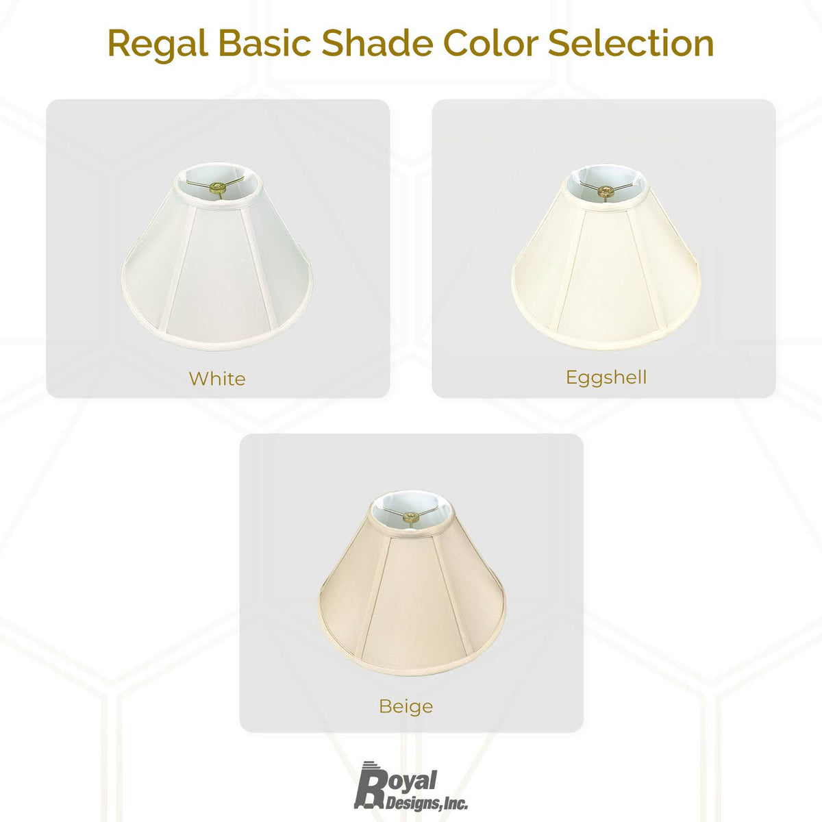 Eggshell 6x16x10 Lamp Shade Set of 2 G10642