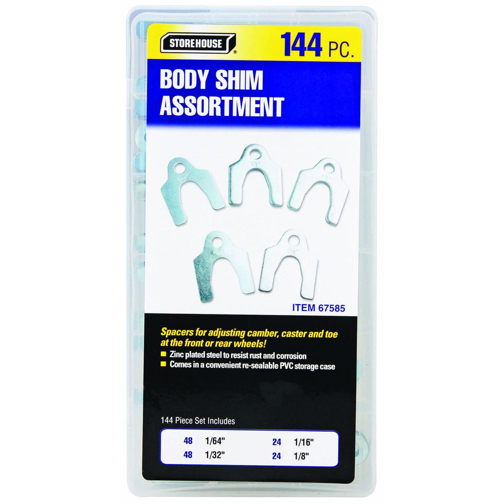 144 Piece Body Shim Assortment U224