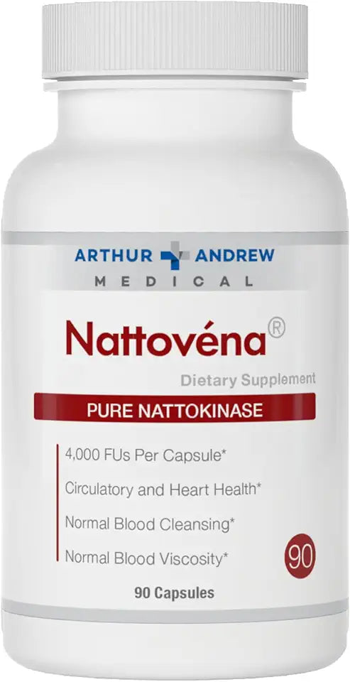 Pure Nattokinase Supplement 4,000 FUs 90 Capsules W298485