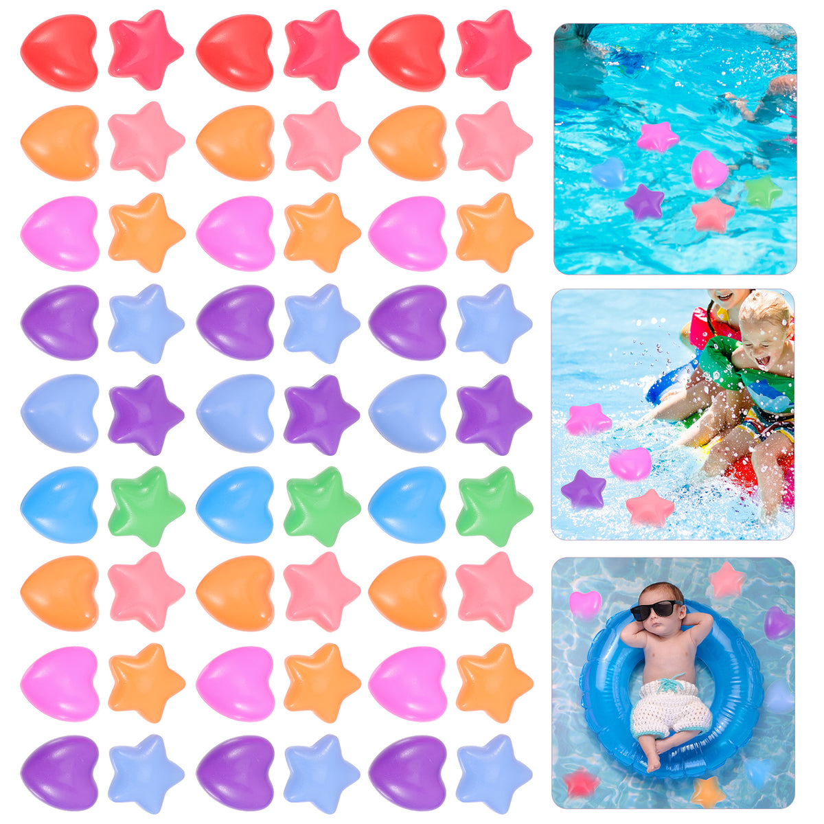 100Pcs Colorful Ocean Balls Swimming Toys D86438