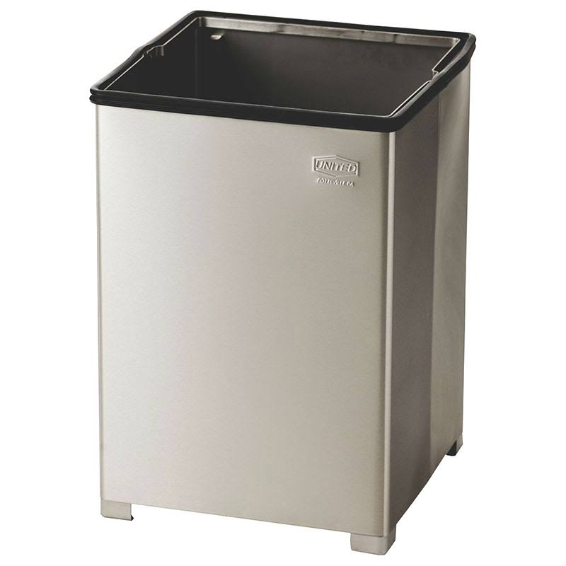 Silver 24 gal. Trash Can R310