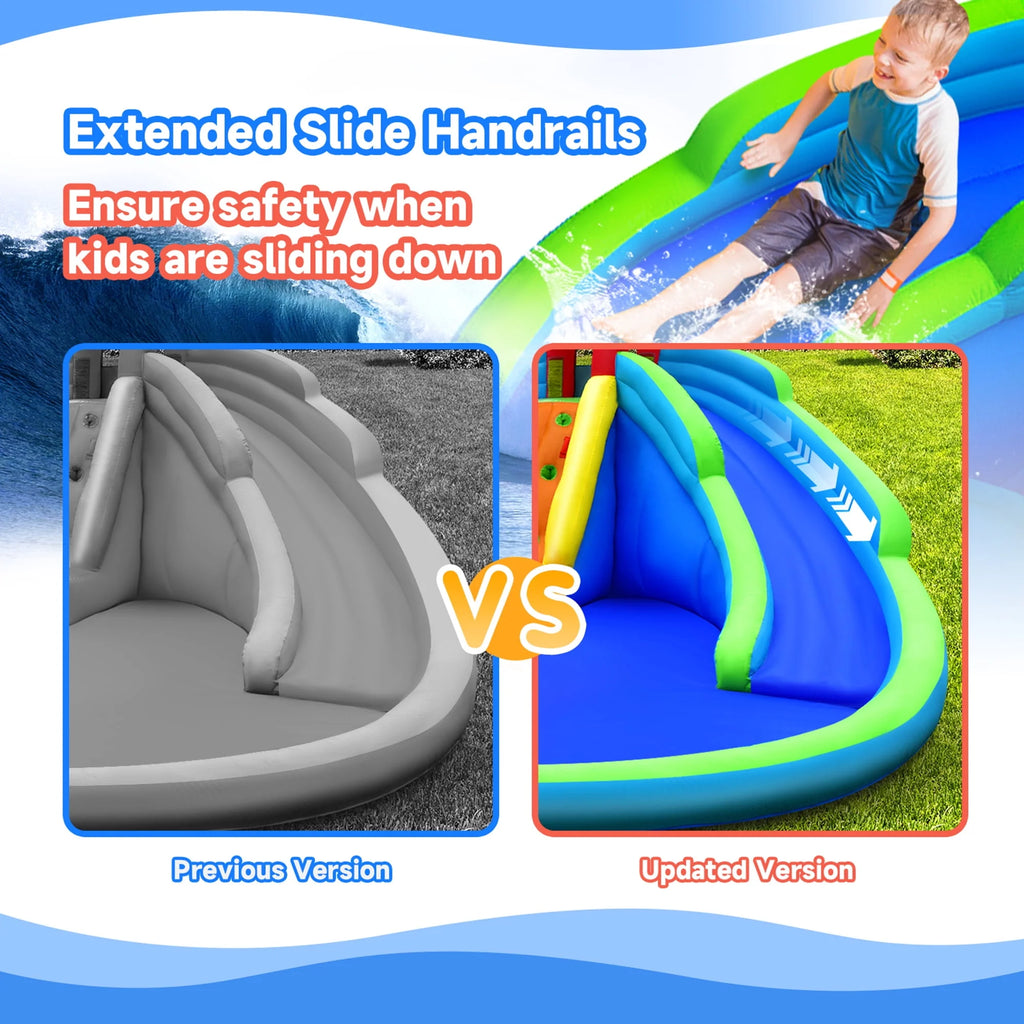 Inflatable Wet & Dry Bounce House with Blower X57775