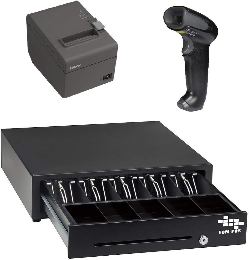 Cash Drawer, Thermal Receipt Printer, Barcode Scanner B308