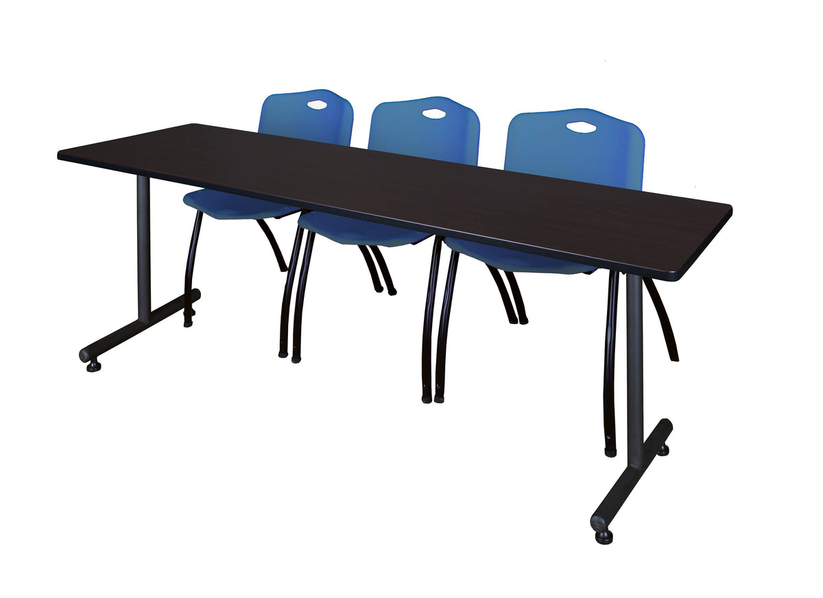 Kobe Training Table with 2 Stack Chairs H54894
