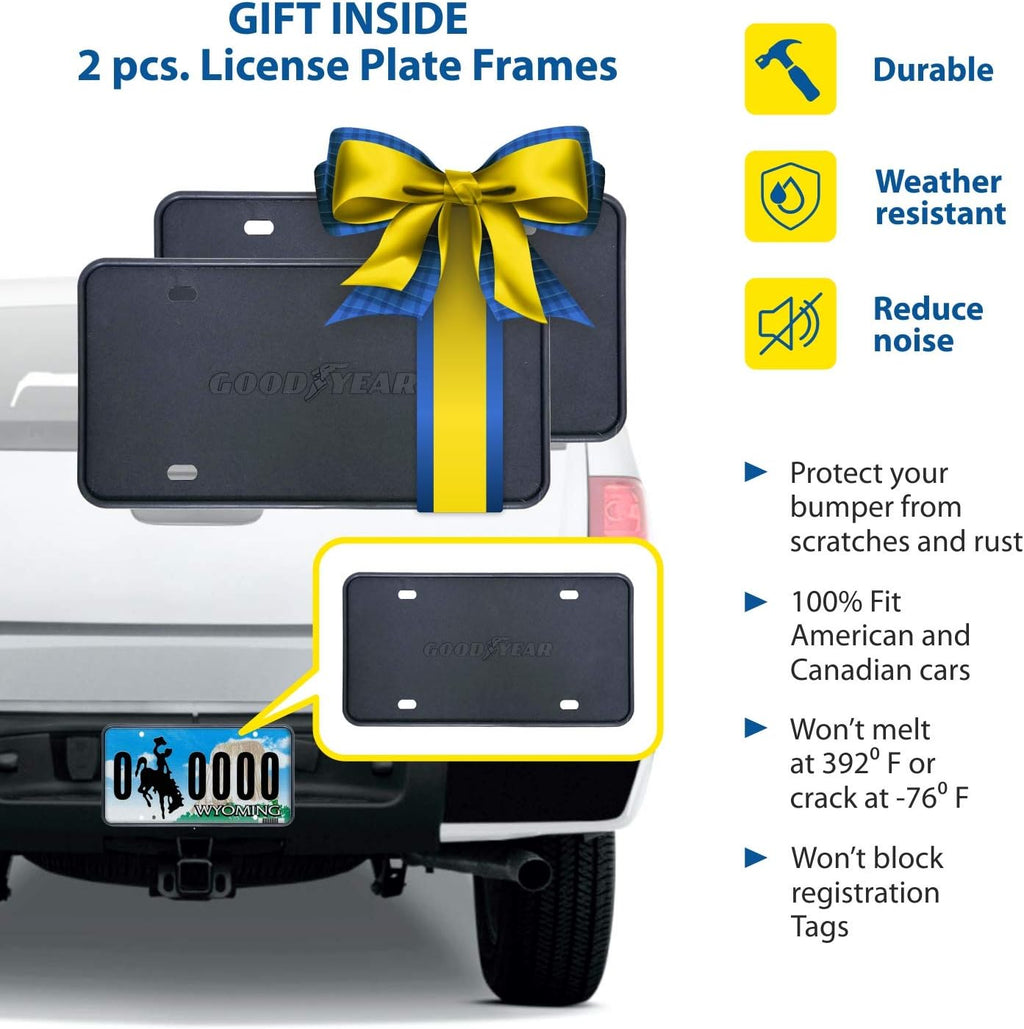 4 Pieces Tape-on Side Window Deflectors for Ford Fiesta Sedan U318
