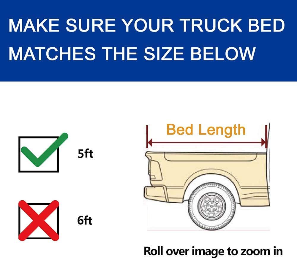 Soft Tri-Fold Truck Bed Tonneau Cover P165821