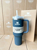 40oz Stainless Steel Tumbler Navy Blue J135