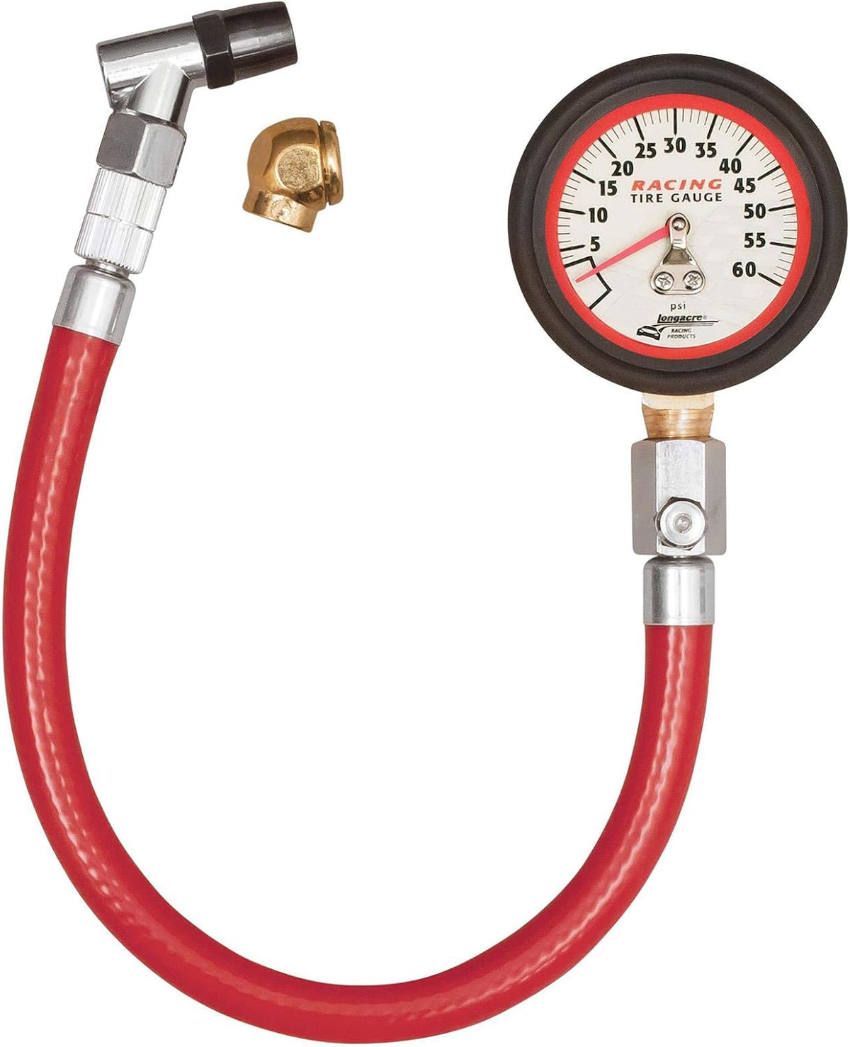 0-60 PSI Analog Tire Pressure Gauge, 2 Inch, Pack of 2 S701
