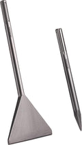 Clay Spade SDS Max Shank 40Cr Steel Jackhammer Bit Pack of 2 U62870