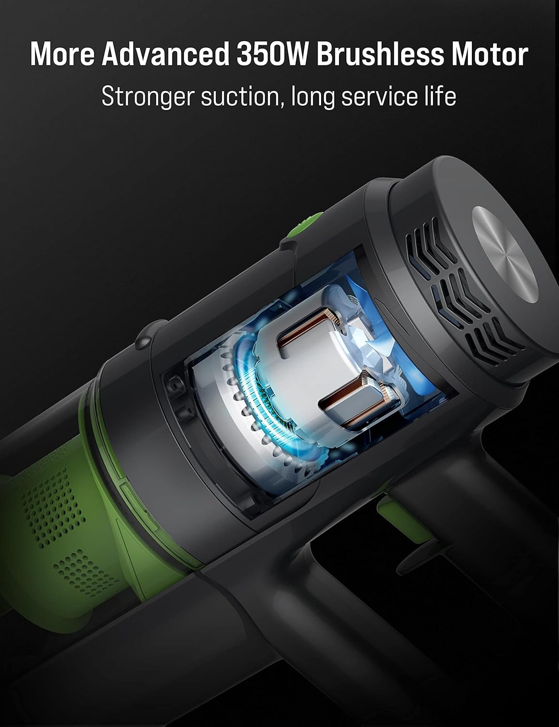 Cordless Stick Vacuum Cleaner with Detachable Battery H873