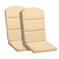 High-Back Olefin Fabric Patio Cushion Set of 2 R850575