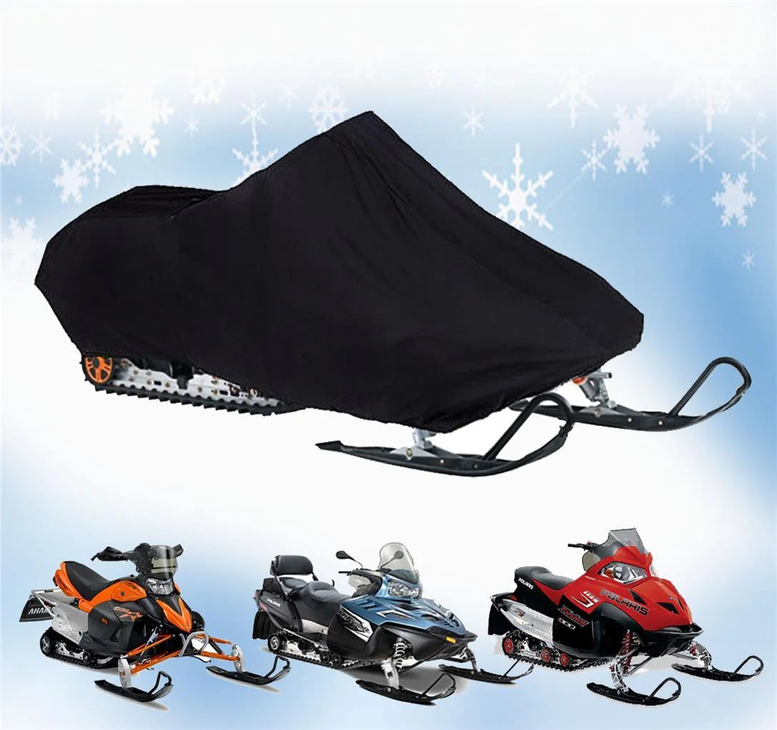 200 Denier All Black Snowmobile Cover C9937