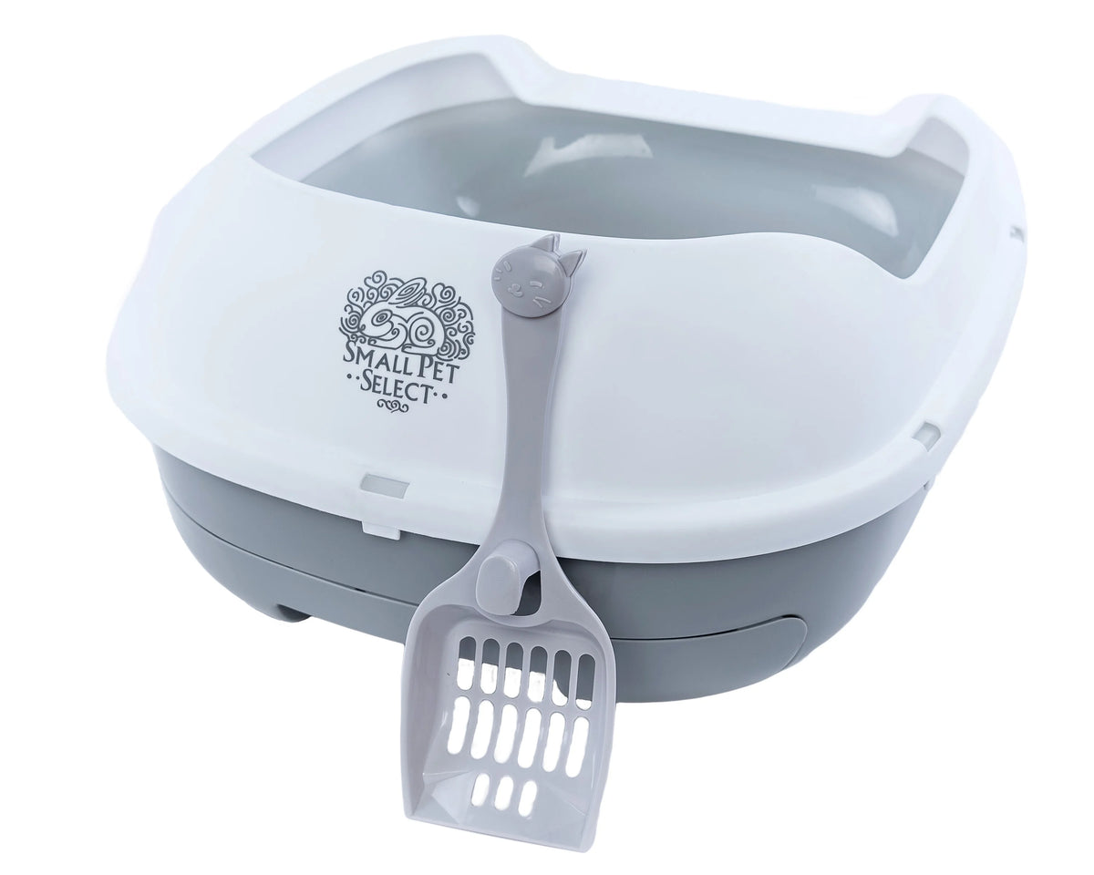 Pine Pellet Cat Litter Box with 5 Pee Pads and Litter Scoop C628065
