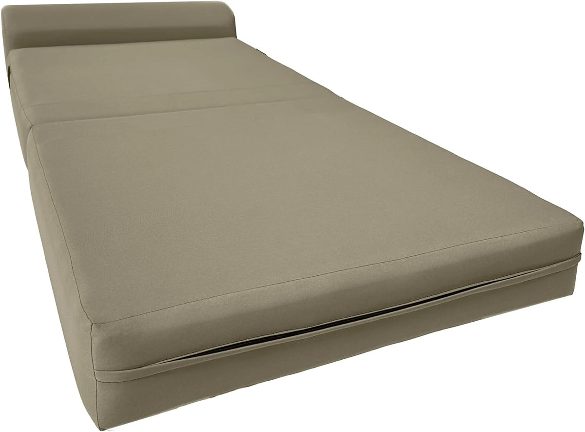 Tan Folding Foam Bed T991