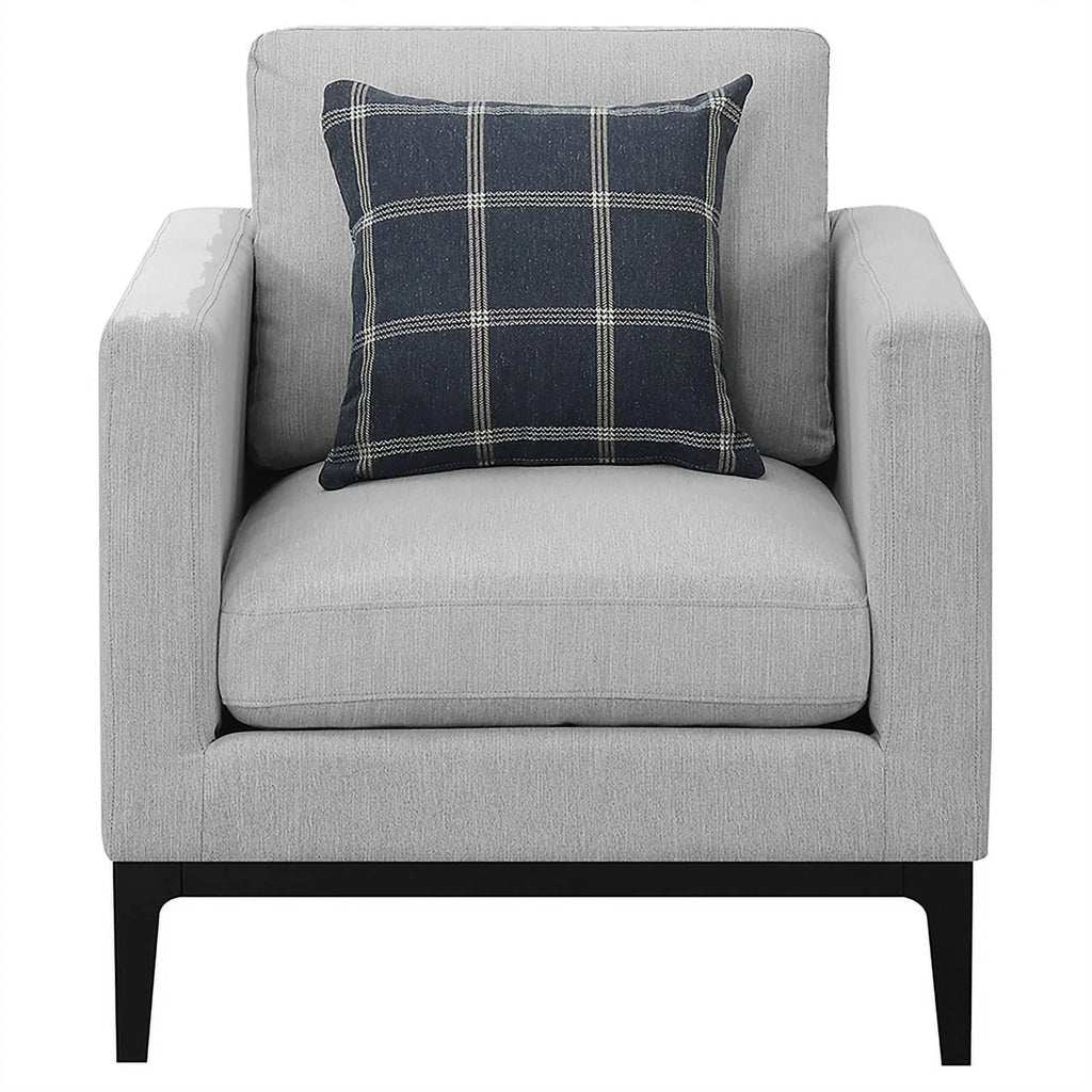 3-piece Fabric Living Room Set in Light Gray F946189