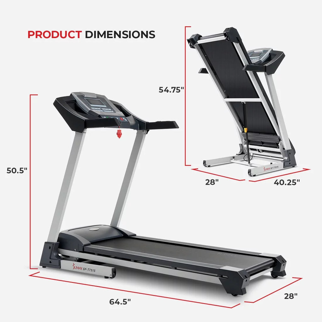 Foldable Treadmill with Auto Incline L599316
