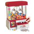 Mini Arcade Claw Machine Game with Lights & Sounds, 14 Inch x 10 Inch, Red K8540