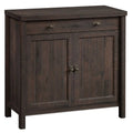 Mid-Century Wood Cabinet in Coffee Espresso Oak P8508
