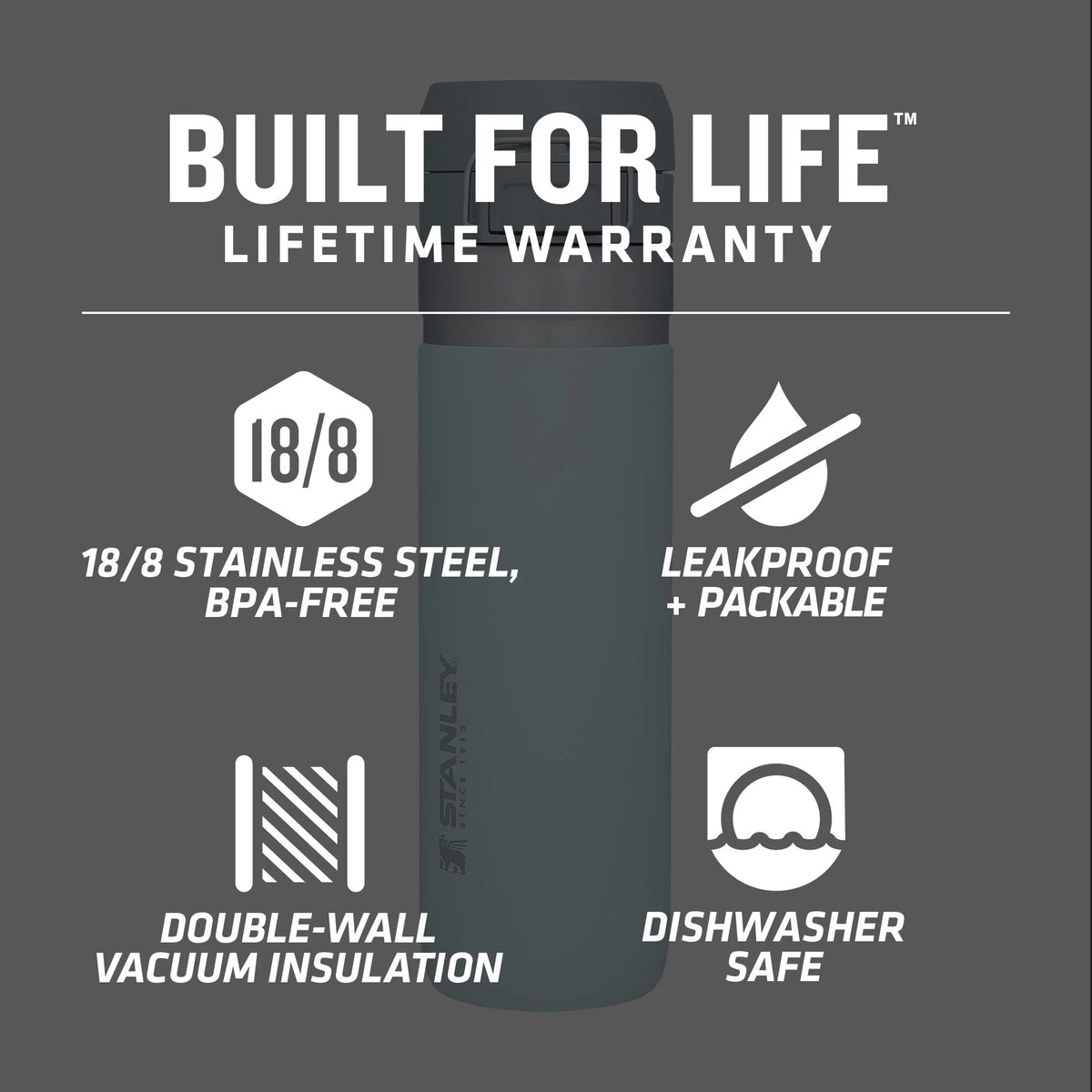 Stainless Steel Insulated Water Bottle 24oz Q3277