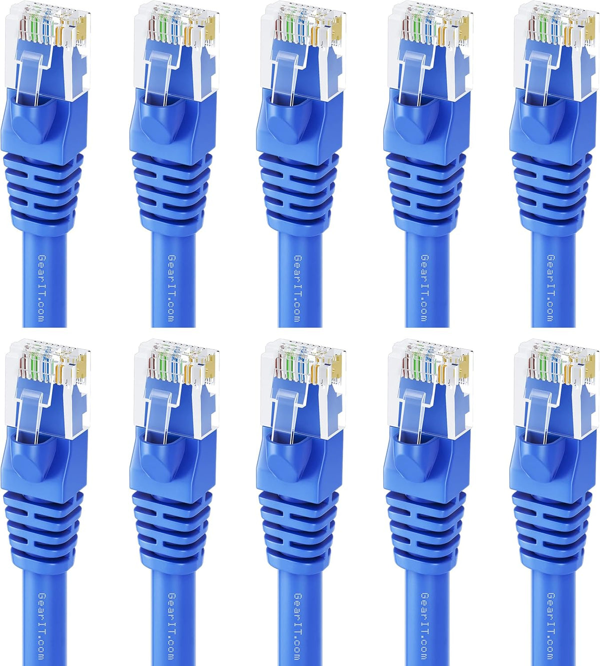 Cat 6 Ethernet Cable Snagless Patch 0.5 Feet Blue G932034