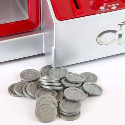 Mini Arcade Claw Machine Game with Lights & Sounds, 14 Inch x 10 Inch, Red K8540