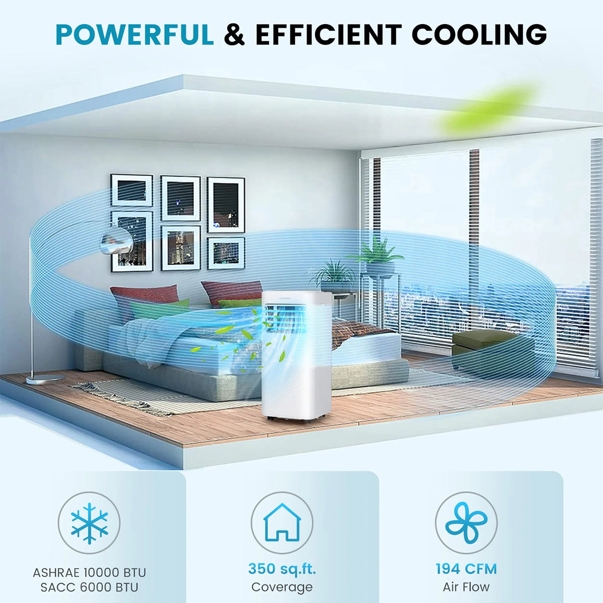 10000 BTU Portable Air Conditioner U634