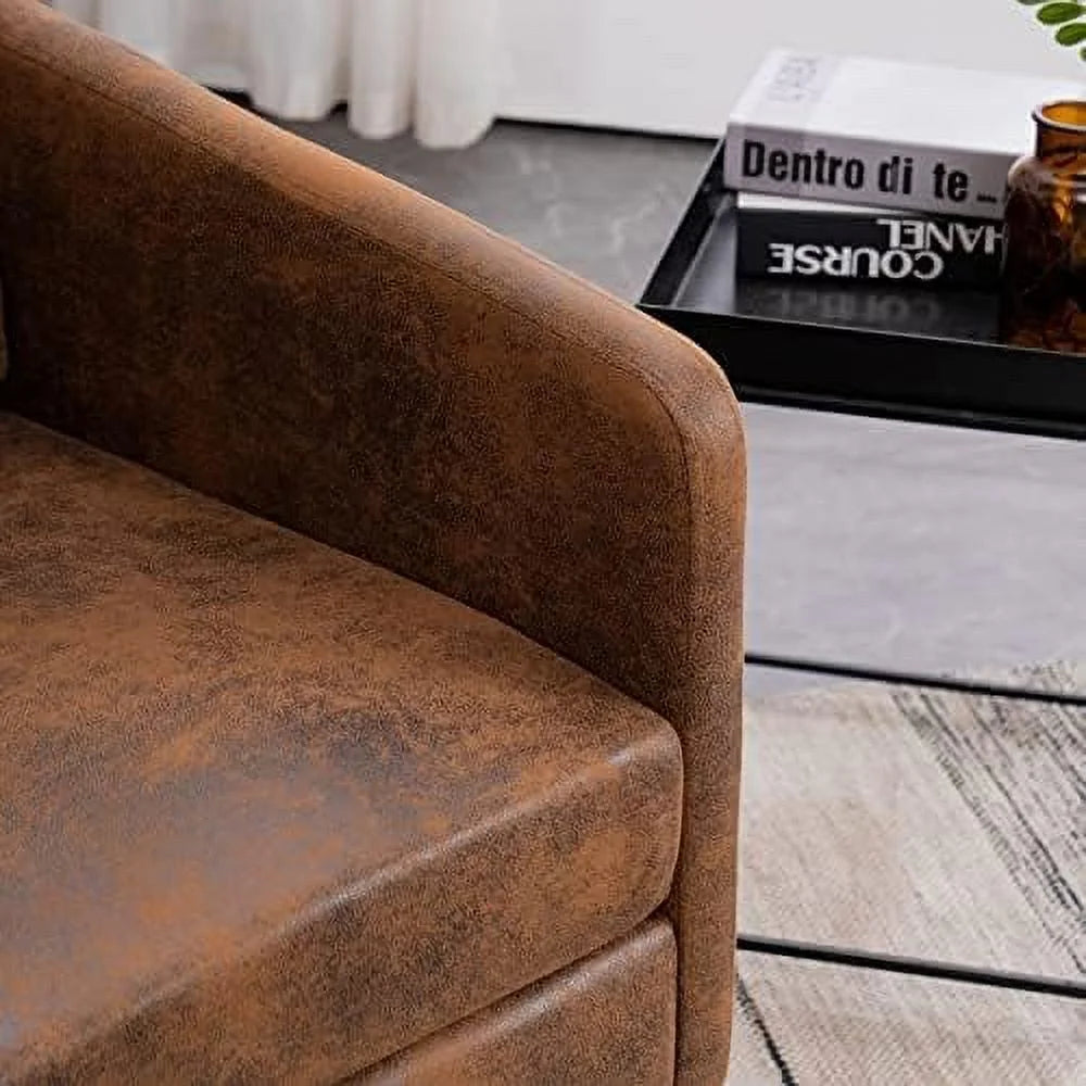 Bronzing Cloth 2-Seat Sofa with Metal Legs H670972