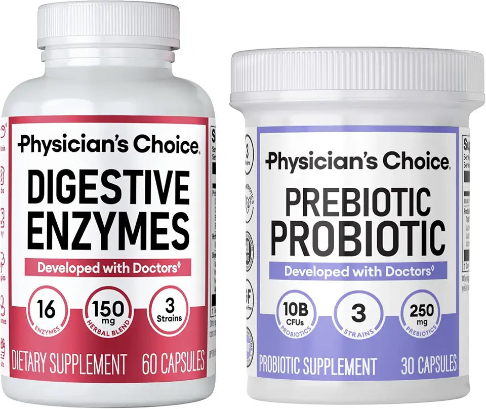 Prebiotic-Probiotic + Digestive Multi-enzymes 60CT L985