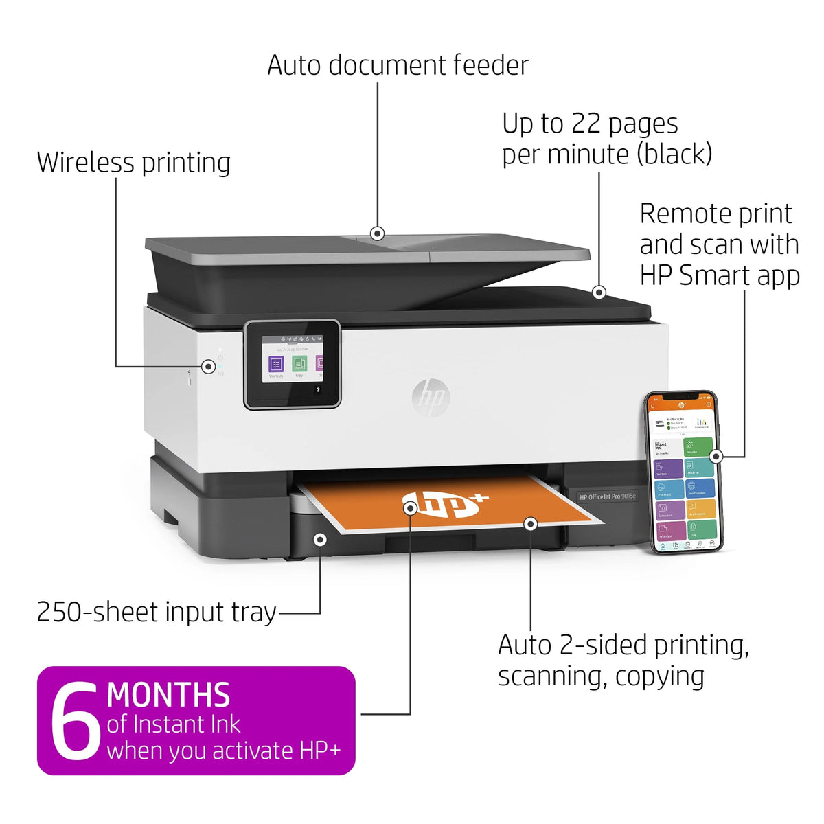 Wireless Color Inkjet All-in-One Printer E572575
