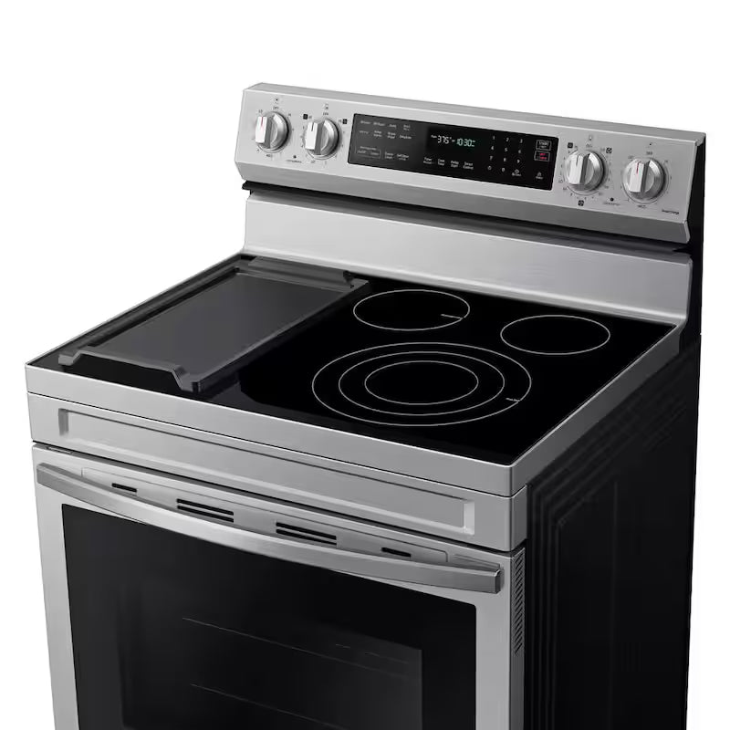 6.3 cu. ft. Convection Electric Range with AirFry in Stainless Steel Y364