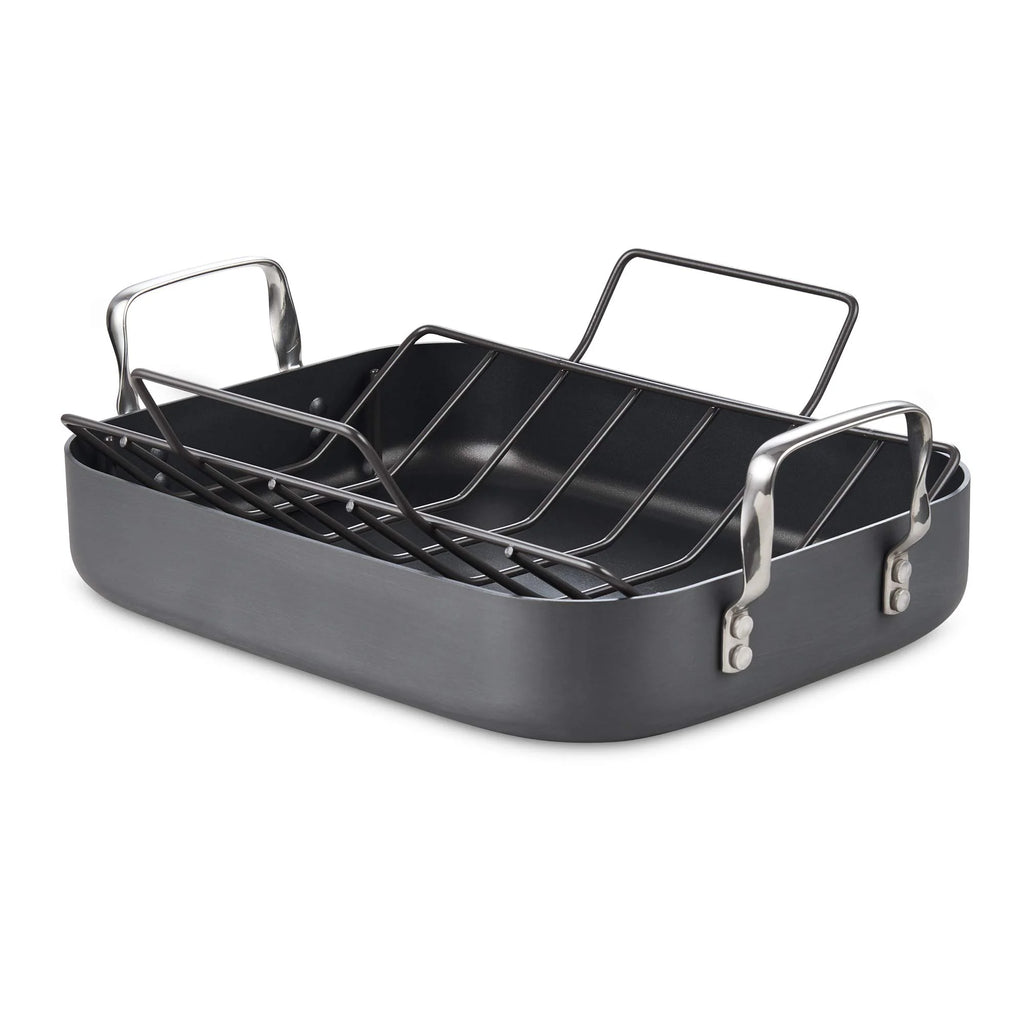 Hard Anodized Nonstick Roasting Pan with Rack J16626
