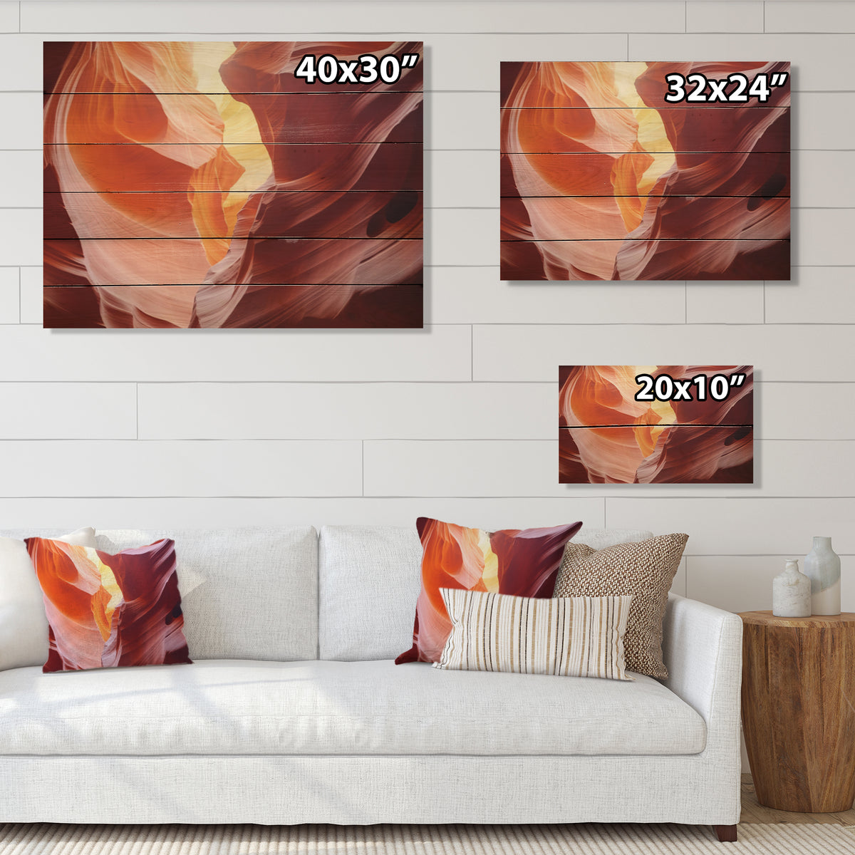 Natural Pine Wood Landscapes Print V66356