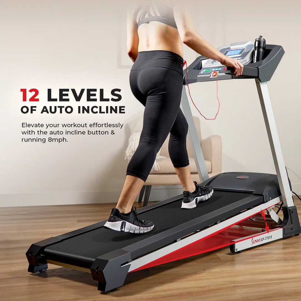 Foldable Treadmill with Auto Incline L599316