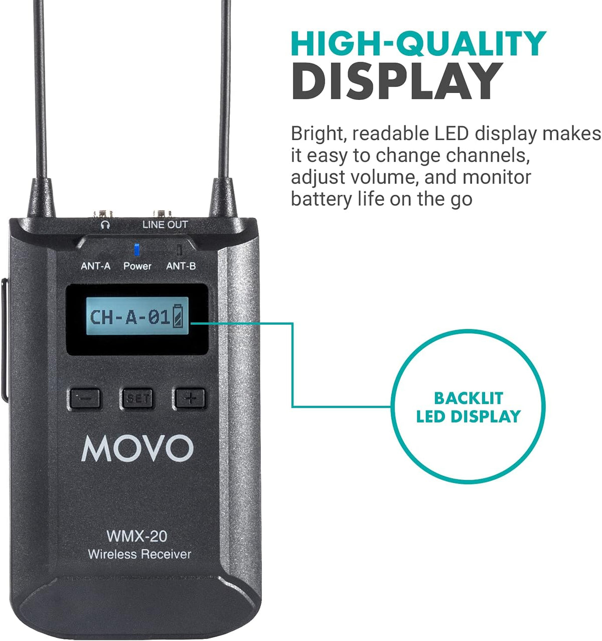 Wireless Handheld Microphone System with Receiver, 48 Channels UHF Y556410
