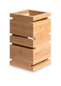 12in Square Natural Bamboo Multi-Level Riser L28067