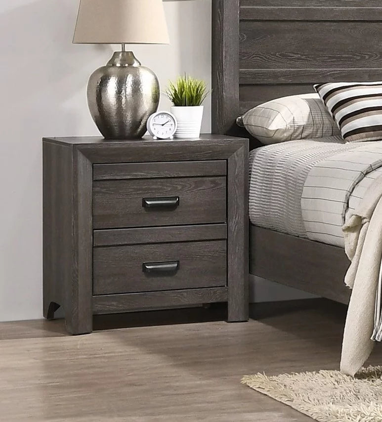 Queen Size 5pc Bedroom Furniture Set with Dresser Mirror Nightstand C1133