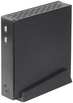 Black Aluminum Top Cover Steel Body Mini-ITX HTPC Case Pack of 2 B5339