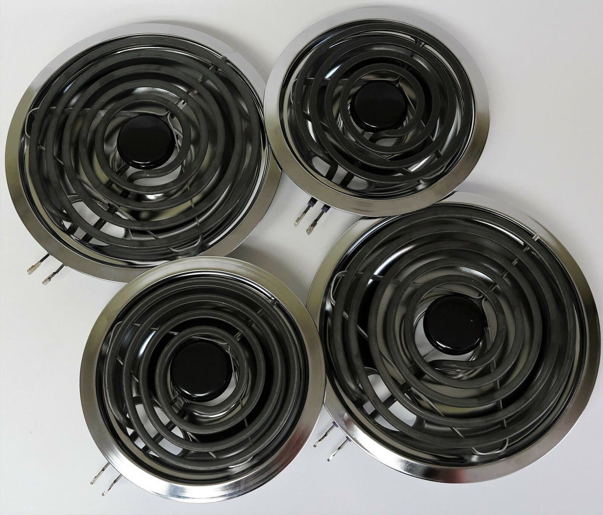 Range Stove Burner Element with Chrome Pans Bowls Set P807