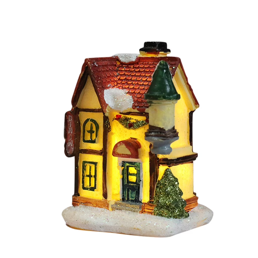 Resin Miniature House Furniture LED Decoration N5395
