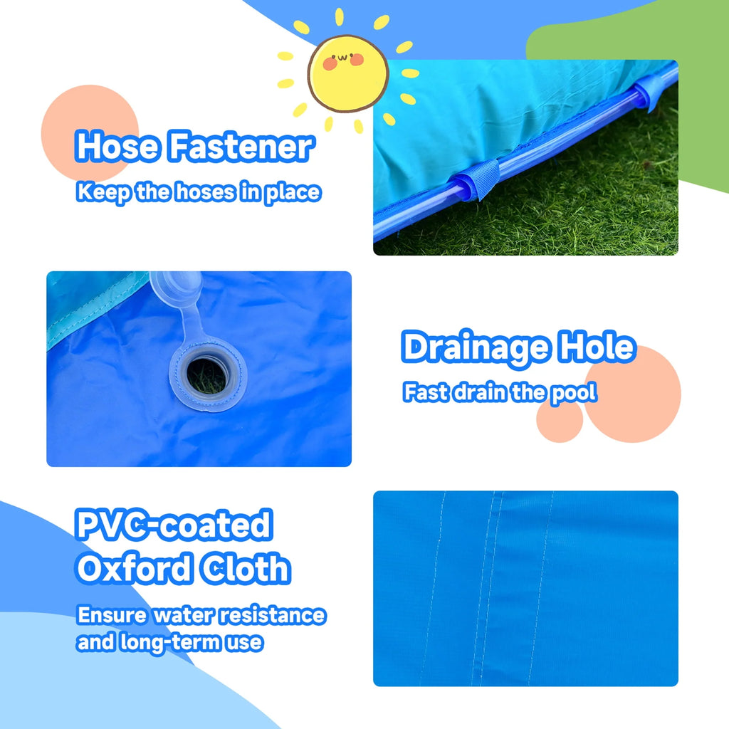 Inflatable Wet & Dry Bounce House with Blower X57775