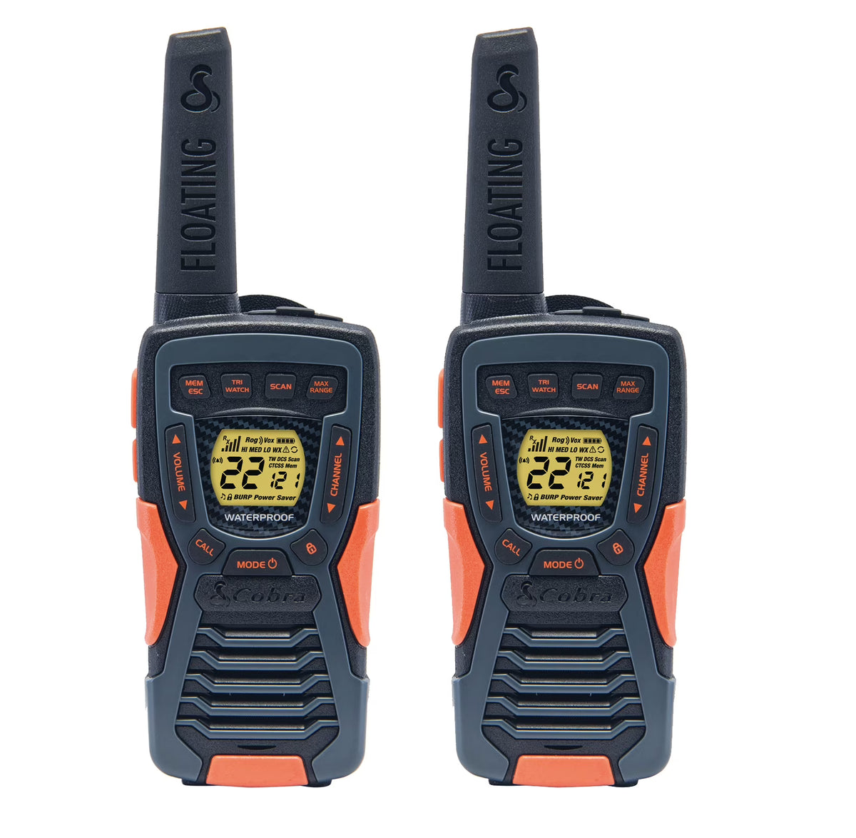 Floating Rechargeable Two-Way Radios (2-Pack) B488