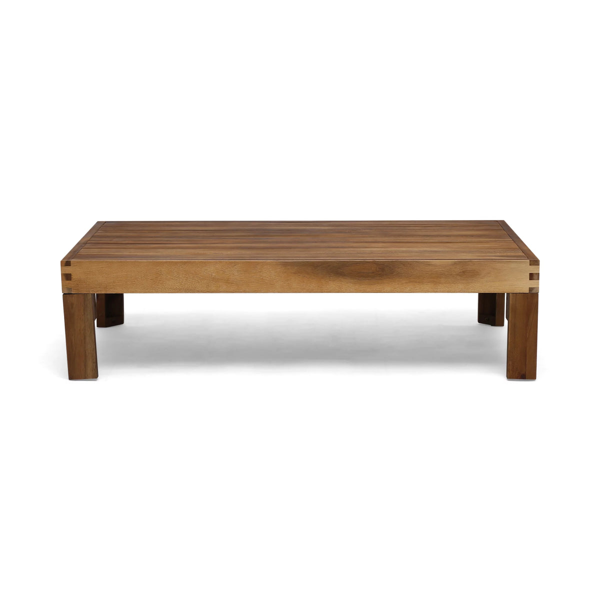 Acacia Wood 5 Piece 3-Seater Sectional Sofa Set E106